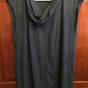 Doncaster Cowl Neck Navy Blue Shift Dress/Tunic